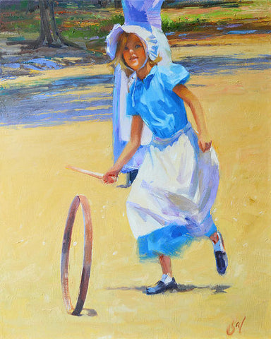Girl with the Hoop